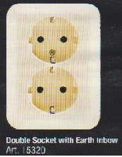 DOUBLE SOCKET w/ EARTH INBOW