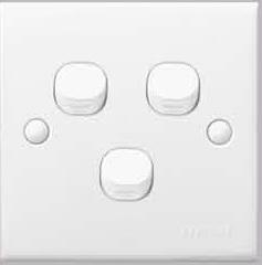 3 GANG 1 WAY SWITCH