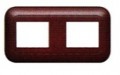 PLATE-2 GANG-4 DEVICE WINE RED